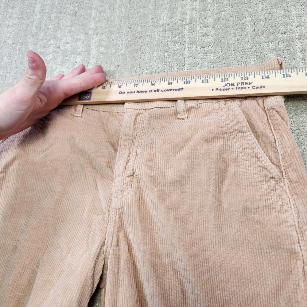 American Eagle Cargo Pants Women 4 Baggy Wide Leg Super High Rise Corduroy Y2K - Picture 3 of 14